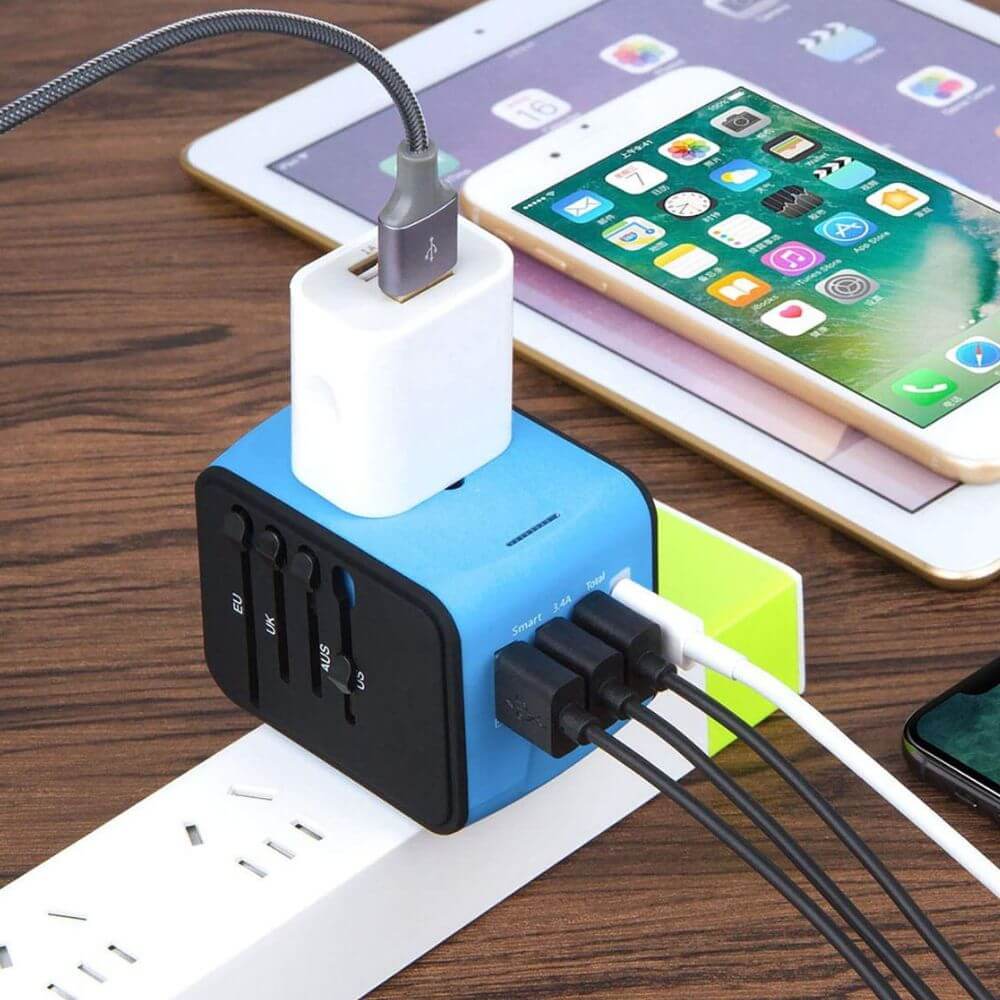 All-In-One World Travel Adapter For CPAP