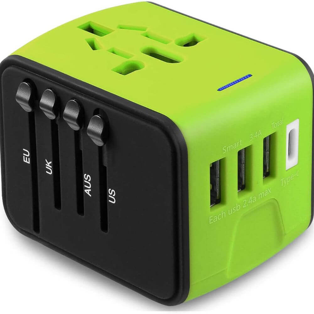 All-In-One World Travel Adapter For CPAP