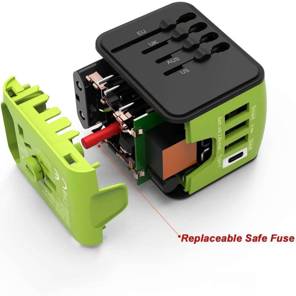 All-In-One World Travel Adapter For CPAP