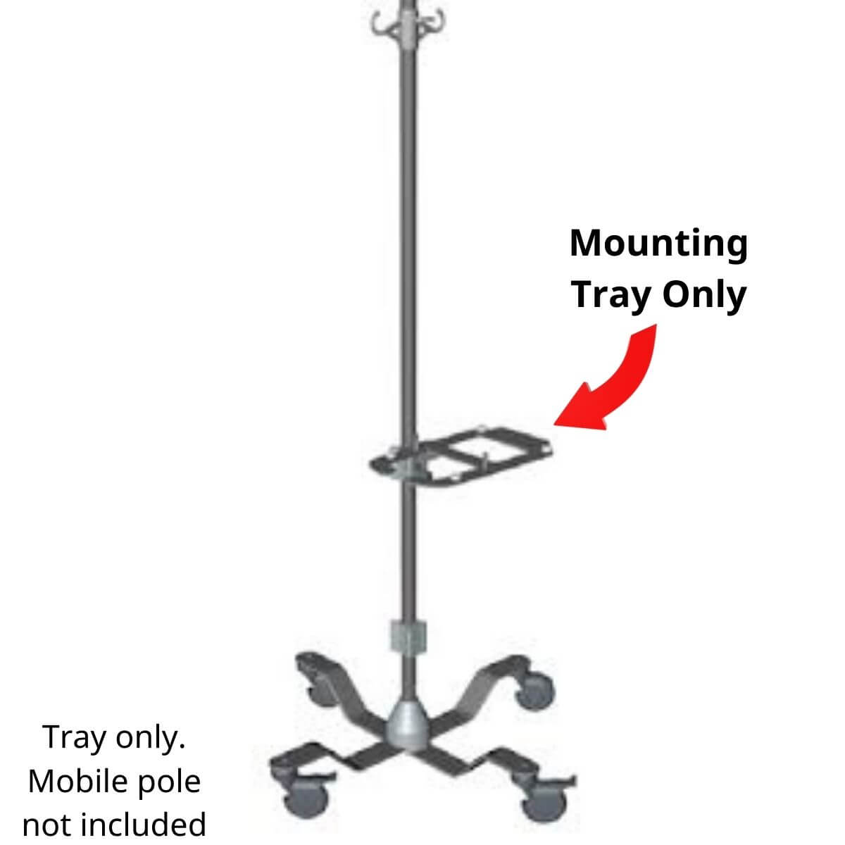 Humidifier Pole Mounting Tray myAirvo 2 - Fisher & Paykel