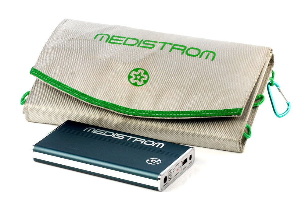50W Solar Panel Charger For Pilot 12/24, Flex CPAP Battery - Medistrom