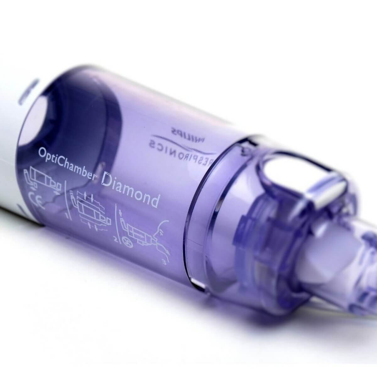 OptiChamber Diamond Valved Holding Chamber and Spacer - Philips