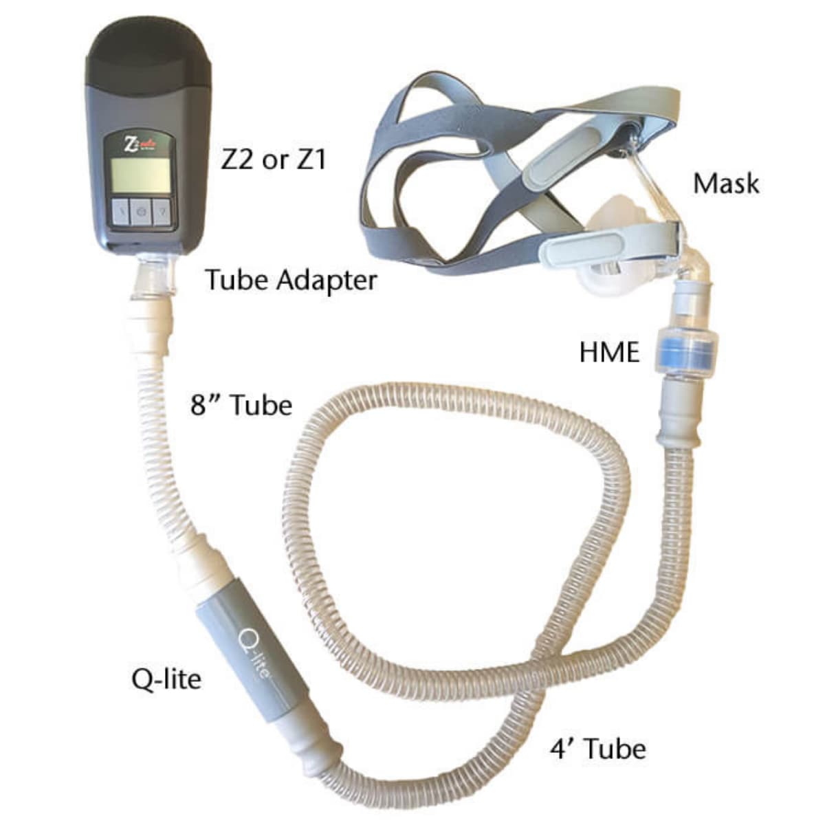 Cpap Inlfight Q-lite CPAP Muffler - HDM | CPAP Ninja