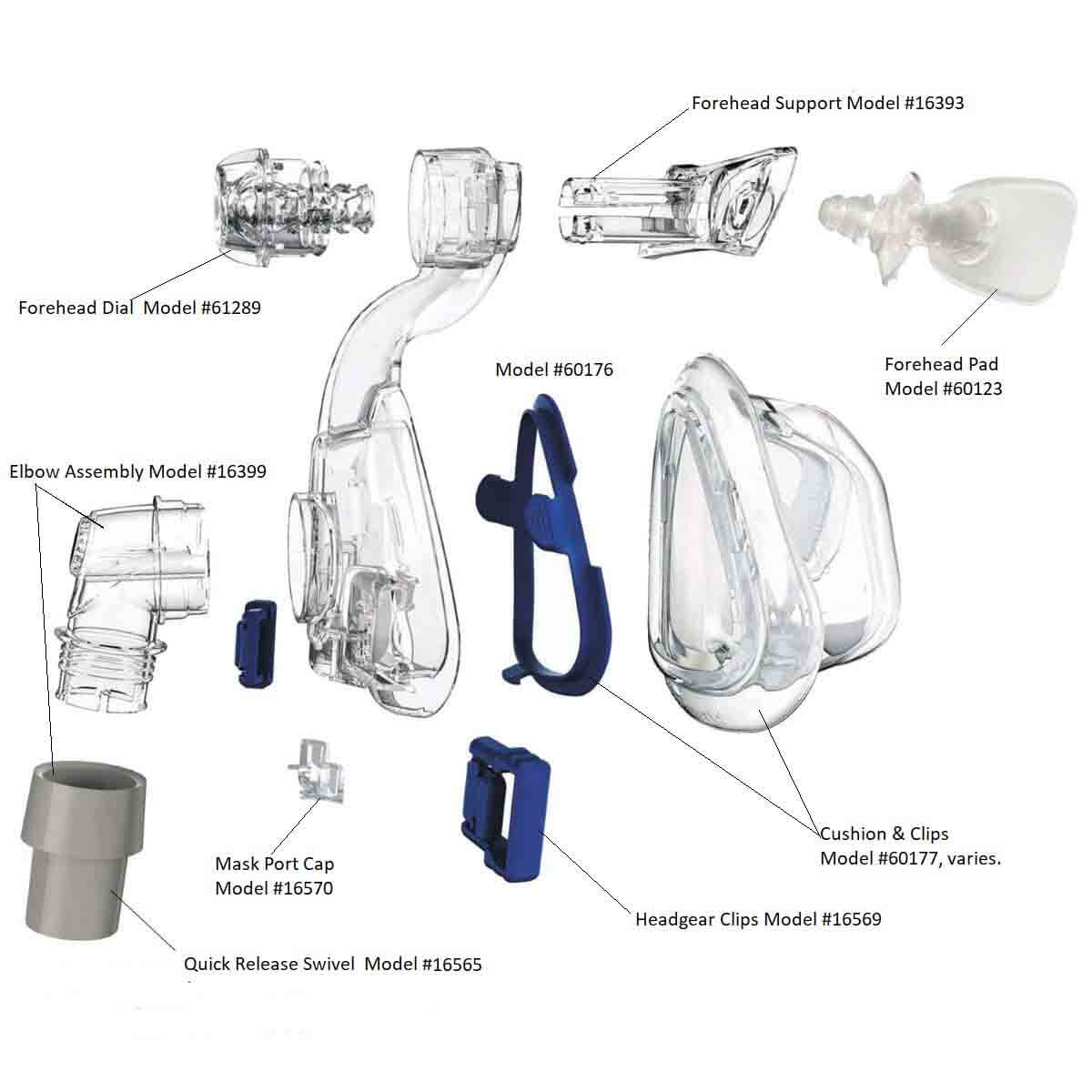 Mirage Activa LT Nasal CPAP Mask ResMed Small - Main Image